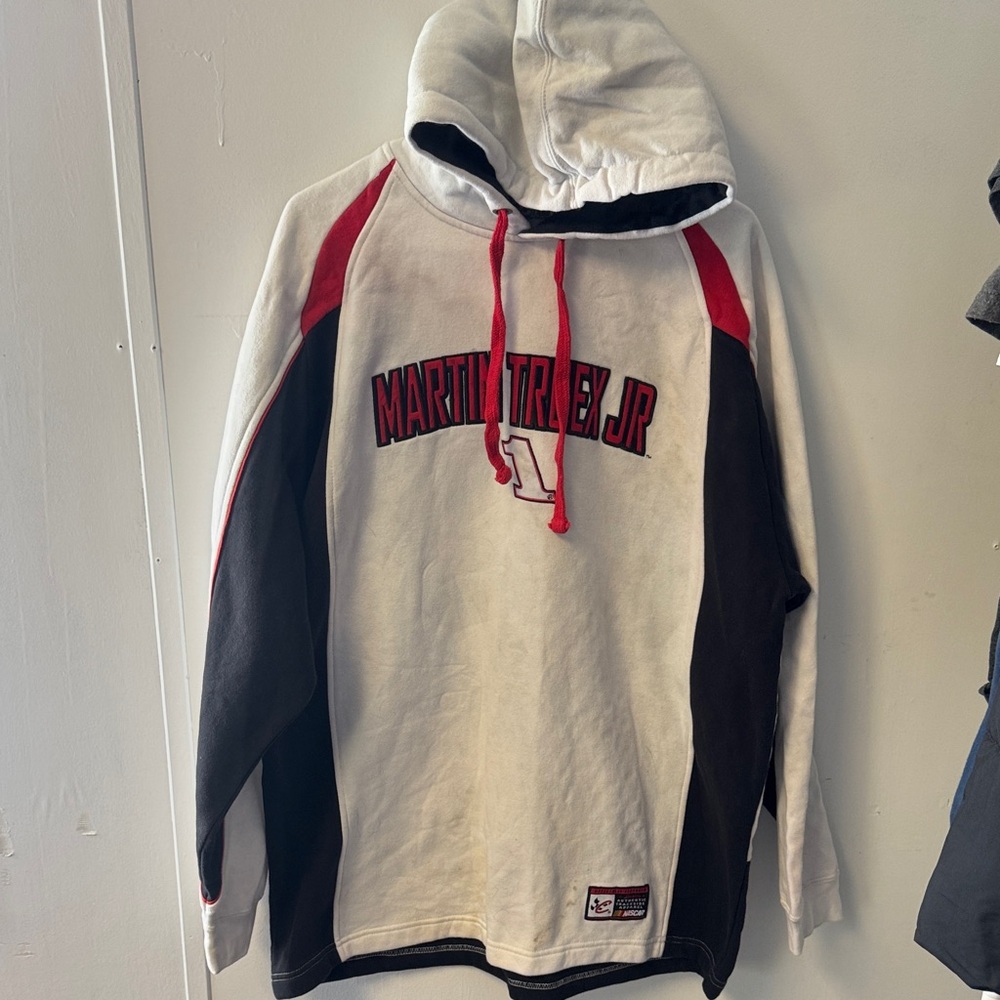 Martin Truex Jr. Racing Hoodie - Red, Black, and White